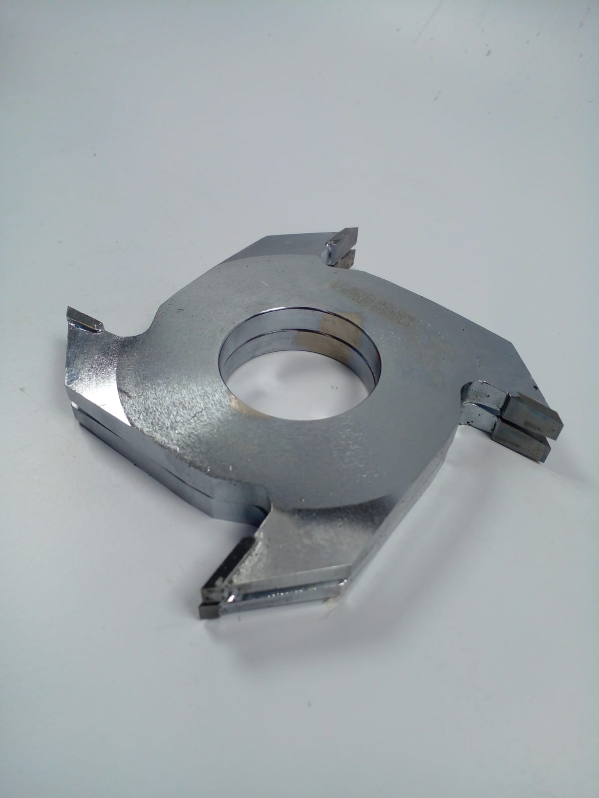 Vista 2 de Fresa finger D 160 x Z 4 x eje 50mm - PASO 3,8mm (ancho 10mm)